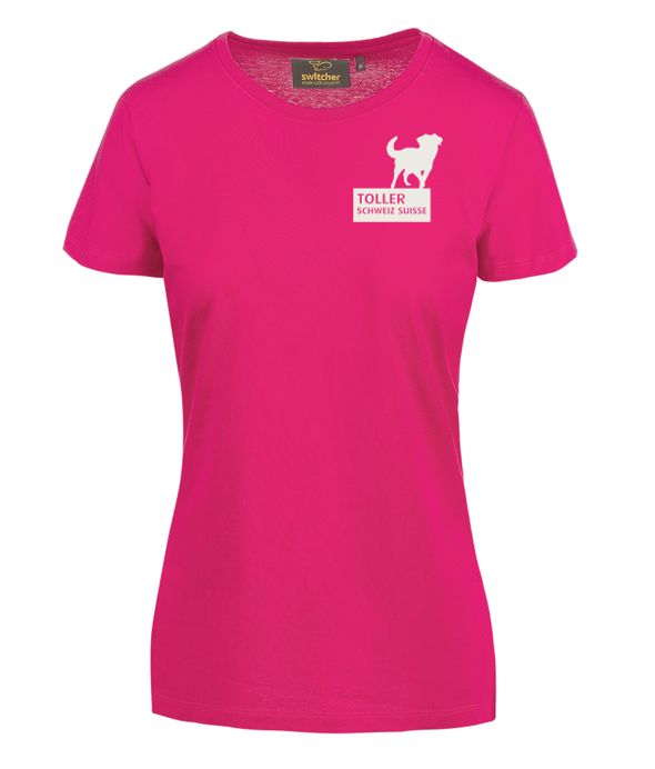Verein Toller Schweiz Boutique | Damen BIO T-Shirt Lady Gaia inkl. Logo Brust links und Rücken Mitte Verein Toller Schweiz Boutique | Damen BIO T-Shirt Lady Gaia inkl. Logo Brust links und Rücken Mitte
