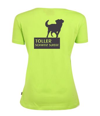 Verein Toller Schweiz Boutique | BIO T-Shirt Lady Gaia inkl. Logo Brust links und Rücken Mitte