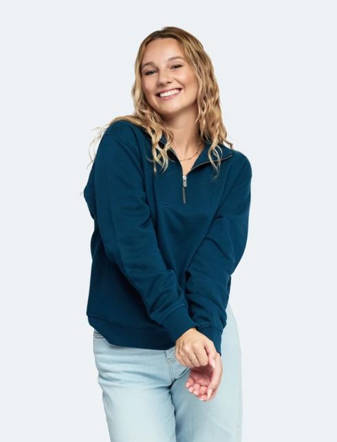 Switcher Damen BIO Half Zip Sweatshirt / Pullover Manchester