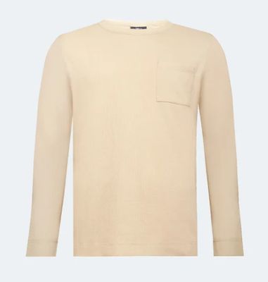 Switcher Herren Langarm Brusttasche Shirt Simon