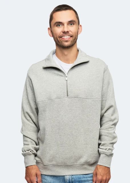 Switcher Unisex BIO Half Zip Sweatshirt / Pullover mit Stehkragen Oxford Switcher Unisex BIO Half Zip Sweatshirt / Pullover mit Stehkragen Oxford