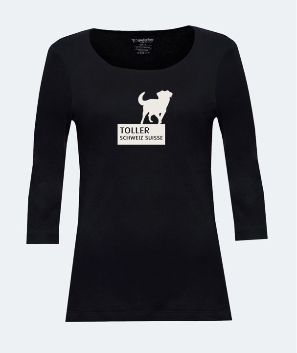 Verein Toller Schweiz Boutique | Damen Shirt 3/4 Arm Yasmin inkl. Logo Brust Mitte