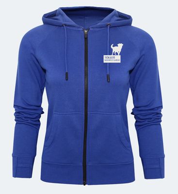 Verein Toller Schweiz Boutique | Damen Zip Hoodie Arizona inkl. Logo Brust links