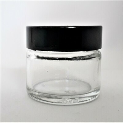 Cosmetic Ointment Clear Glass Jars - 15ml