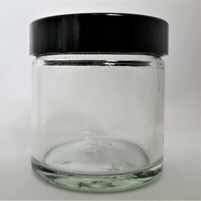 Cosmetic Ointment Clear Glass Jars 60ml