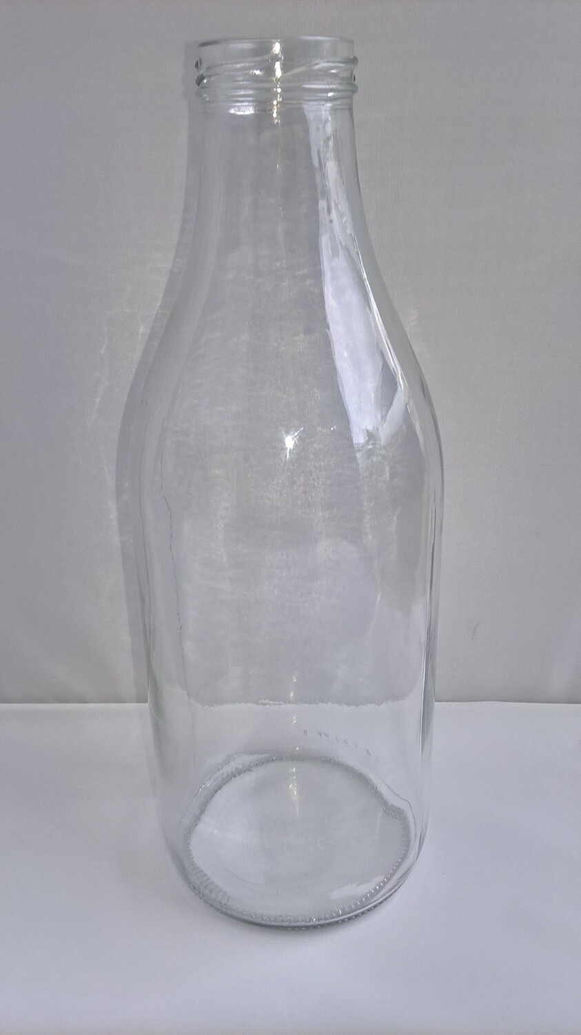 Milk Glass Bottles Vintage Style 1 litre/1000ml