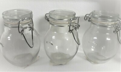 Spice Jar with Clip Top