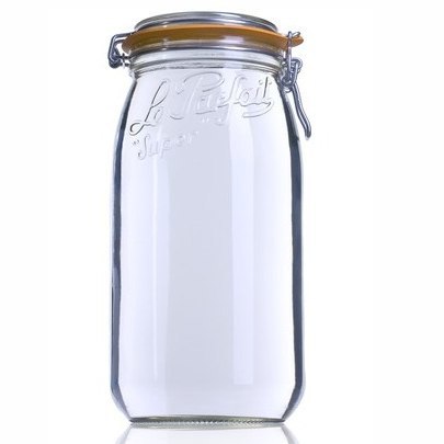 Le Parfait Clip Top Glass Jars 3 Litre - Shop - The Bottle and Jar Company