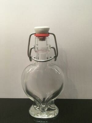 Heart Swing Stopper Glass Bottles - 40ml