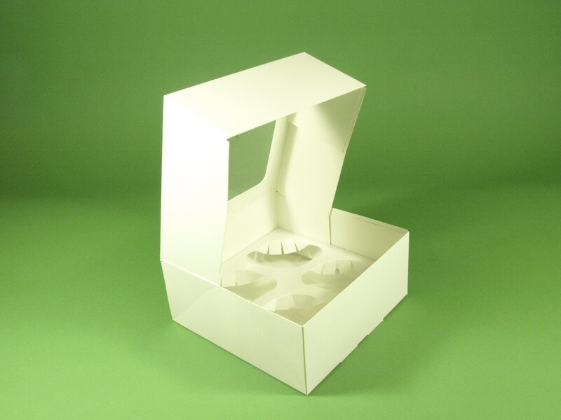 Windowed Boxes with inserts Cupcake/Muffin 4
