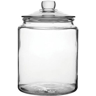 Pack of 6 x Biscotti Large Glass Jars 3.8L