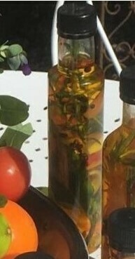 Oil Sauce Round Glass Bottles Dorica 500ml Black 31.5mm TE Caps