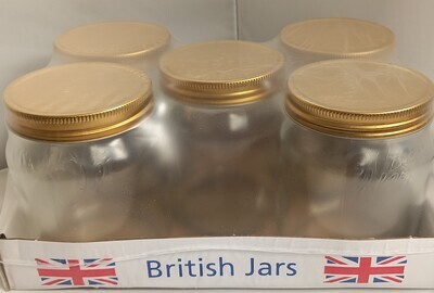 Traditional Honey Jars - 1lb Pack of 5