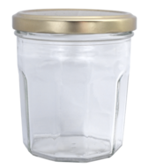 Glass Jar Menage or Bonne Maman 385ml with Lids