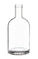 250ml Nocturne Glass Bottle with cap cork