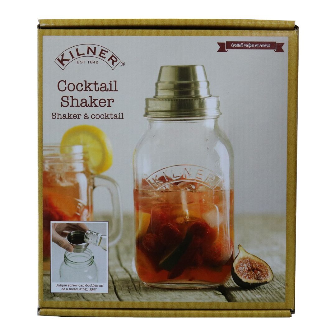 Kilner 1ltr Glass Cocktail Shaker
