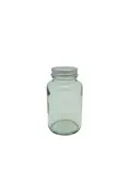 Glass Jars Clear Vintage Style 4oz 120ml with lids