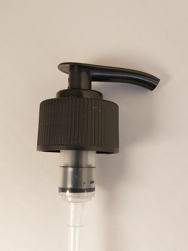 Black Pump Dispenser Plastic for Alpha and HDPE Bottles 28mm
