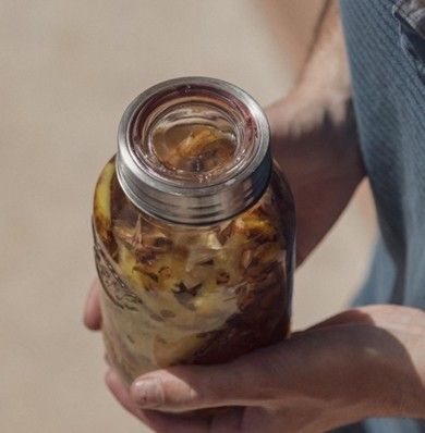 Introduction Pack - Sunny Cap Glass Jars, Funnel &amp; Tongs - Pearl