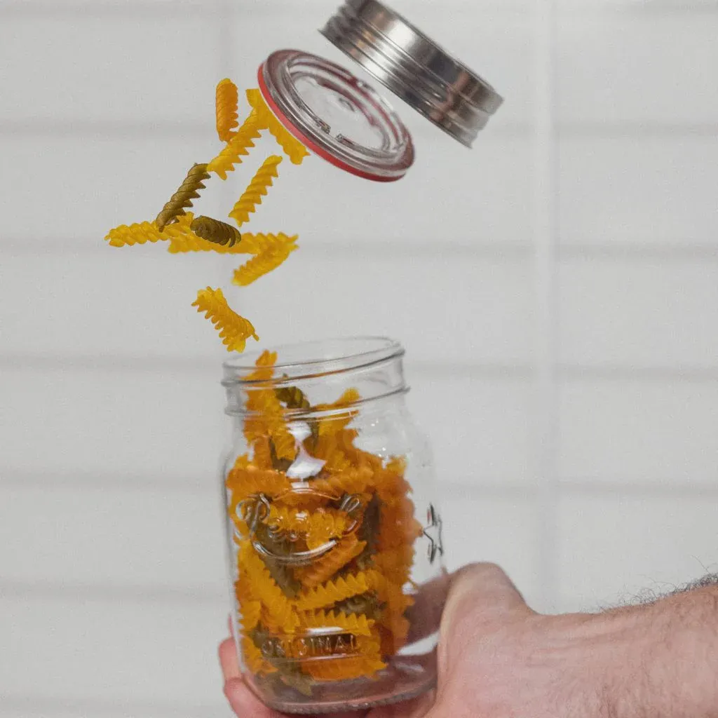 Sunny Cap Glass Jars - Pearl, Pack Size: Pack of 1 x Glass Sunny Cap 250ml Jars