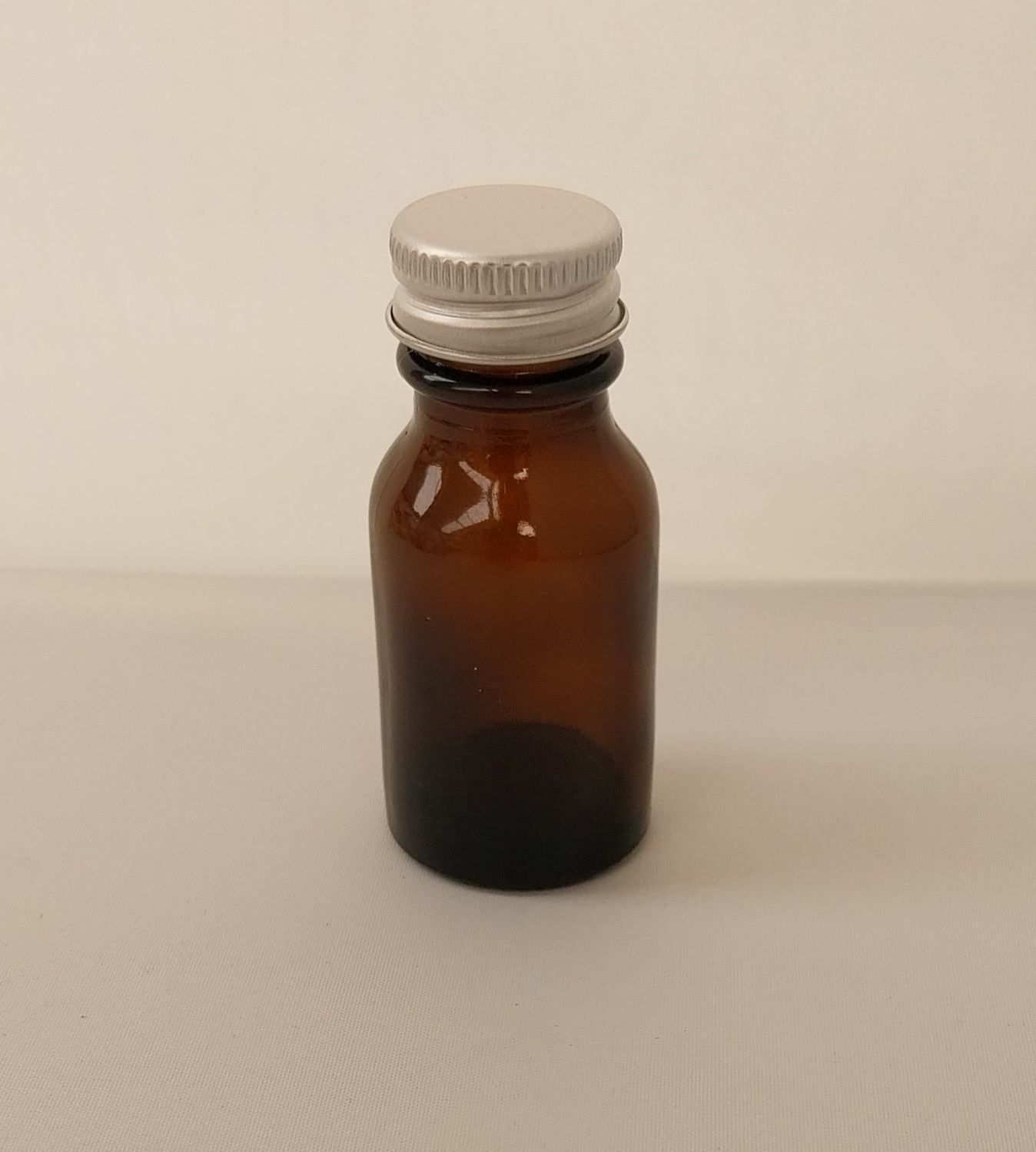 Cosmetic Ointment Amber Glass Bottles 15ml