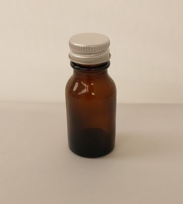 Cosmetic Ointment Amber Glass Bottles 15ml