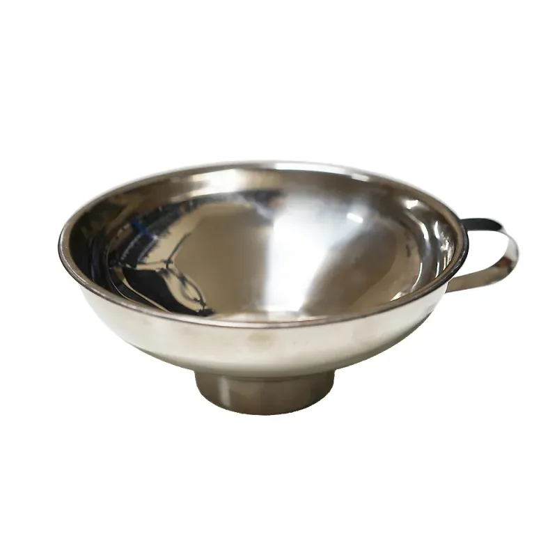 Jar Funnels Stainless Steel Easy Fill - Pearl