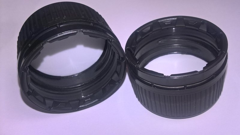 Bottle Caps Black 31.5mm with T/E Seal for 250ml &amp; 500ml Square Glass Bottles &amp; 250ml &amp; 500ml Round Glass Bottles
