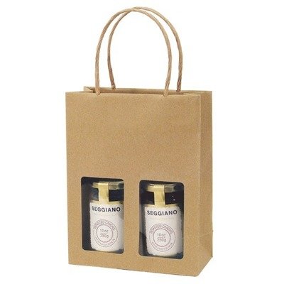 2 Jar Kraft Deli Gift Bags