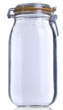 Glass Jars Le Parfait Clip Top  2 Litre