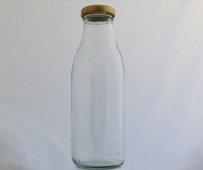 Milk Bottles Glass Vintage Style 500ml
