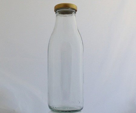 Milk Bottles Glass Vintage Style 500ml