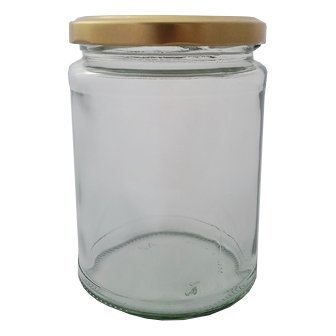 Pallet of Glass Jars 1304 x 500ml 17.5oz Round Jars