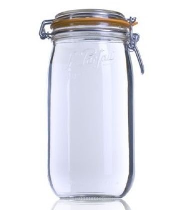 Glass Jars Le Parfait Clip Top  1 Litre