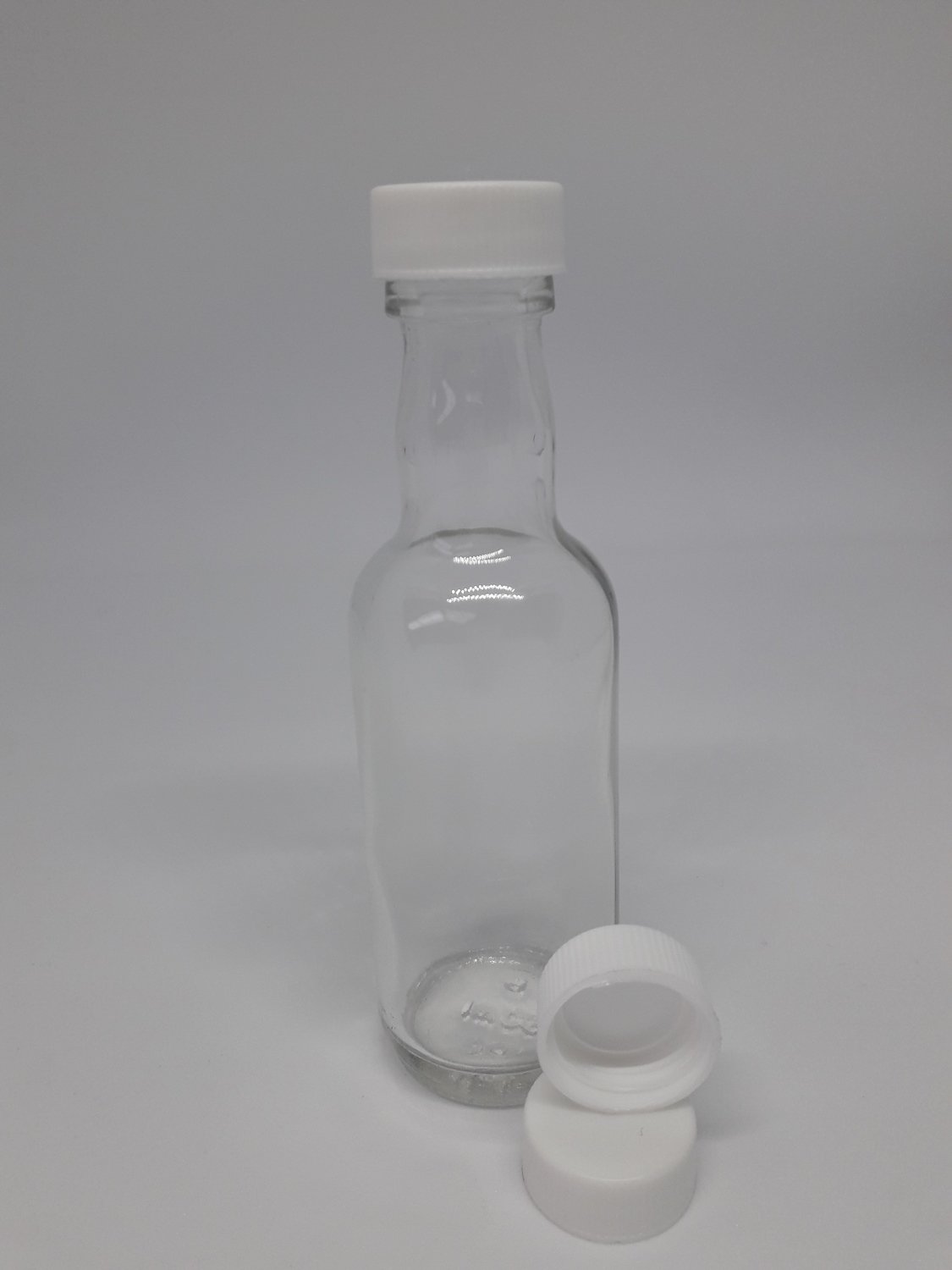 Bulk Buy 50ml Mini Spirit Bottle with white cap