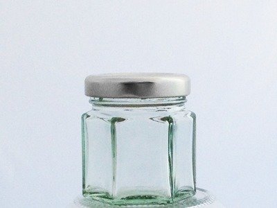 Glass Jars Mini Hexagonal 45ml 1.5oz