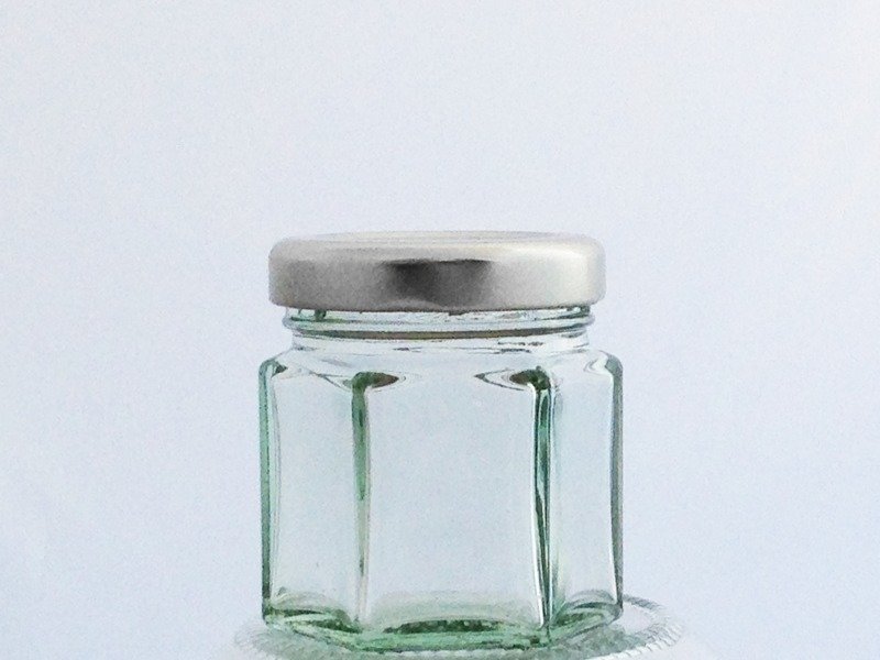 Glass Jars Mini Hexagonal 45ml 1.5oz