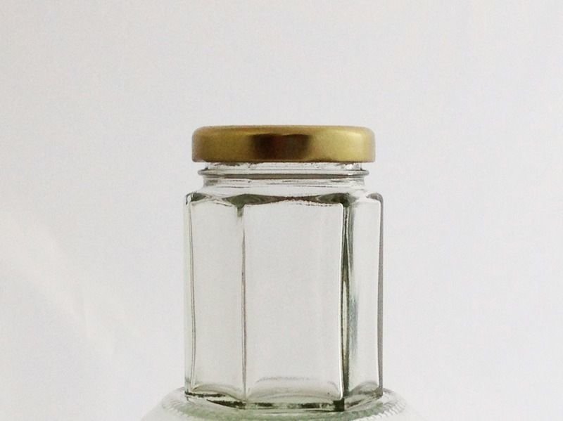 Hexagonal Glass Jars 55ml 2oz