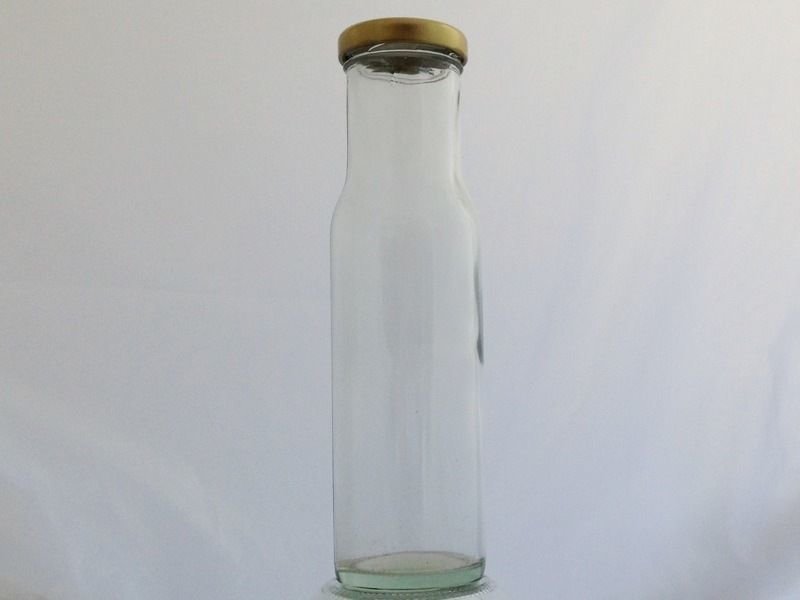 Glass Sauce Bottles Round 250ml with Twist Off Lids