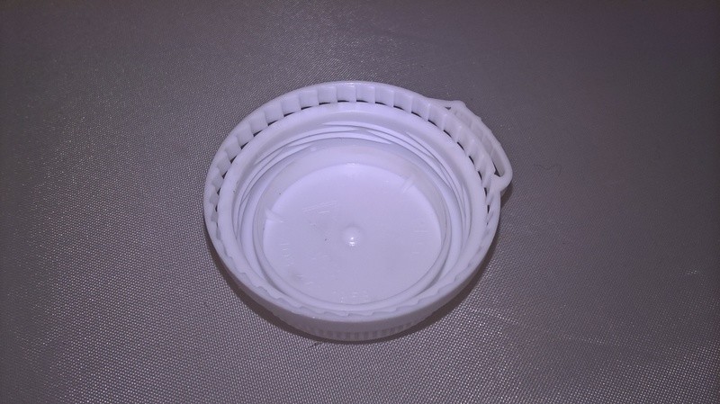 Caps for Plastic 250ml Bottles White 34mm