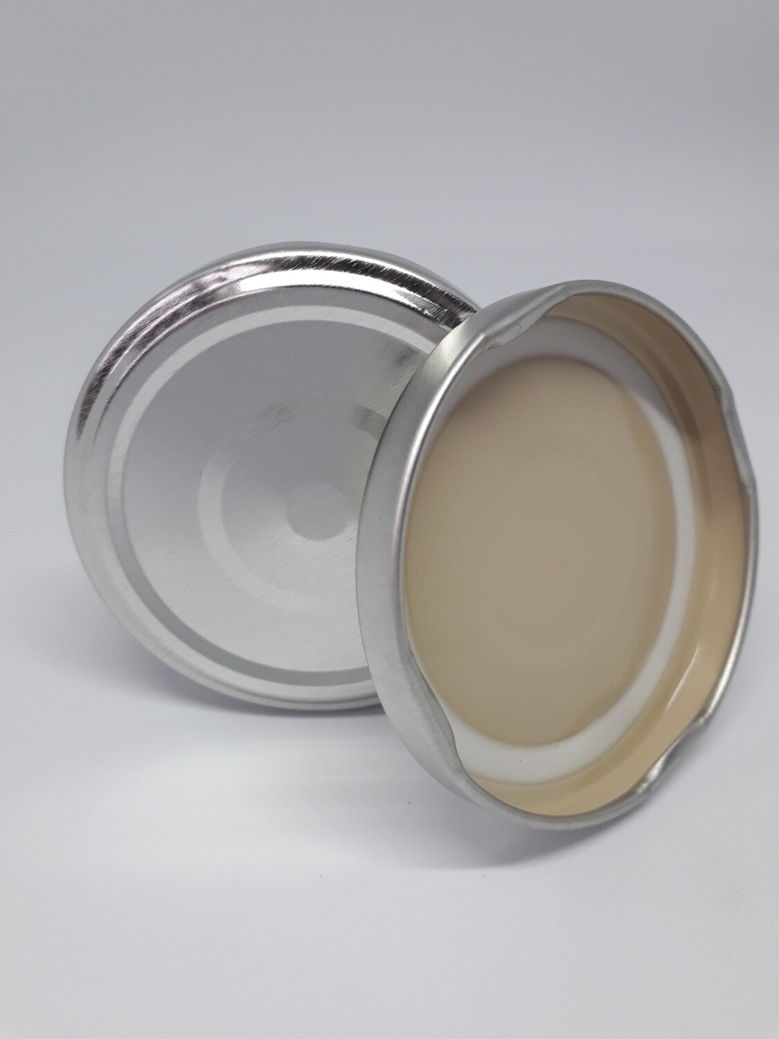Silver Button Metal Twist Off Lids 70mm