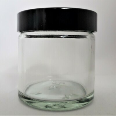Cosmetic Ointment Clear Glass Jars 120ml