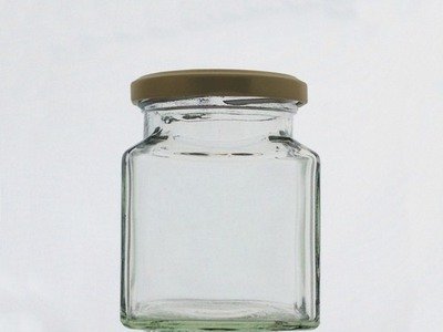 Glass Jars Square 200ml 8oz approx