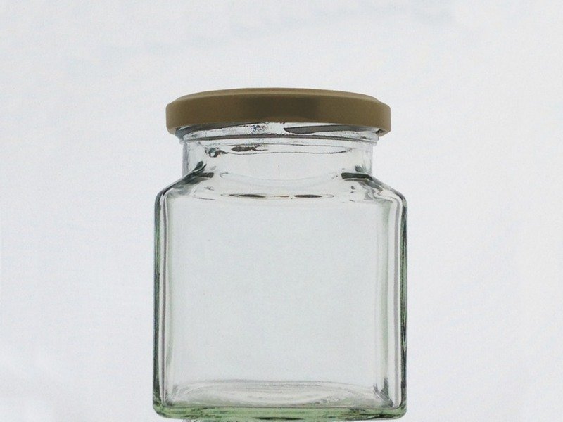 Glass Jars Square 200ml 8oz approx