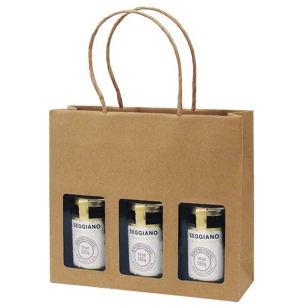 Kraft Paper Gift Bags 3 Jar