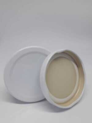 White Metal Twist Off Lids