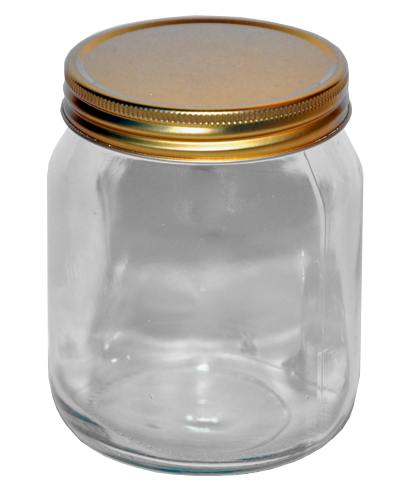 Glass Jars 1lb Honey Jars with Lids