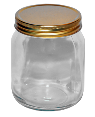 Glass Jars 1lb Honey Jars with Lids