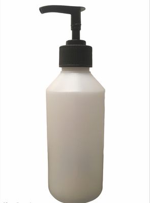 Plastic Bottles HDPE 250ml with Black Plastic Pump Dispenser