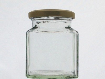 Wholesale Glass Jars Square 282ml 12oz
